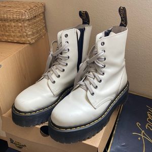 White Jadon Dr Martens